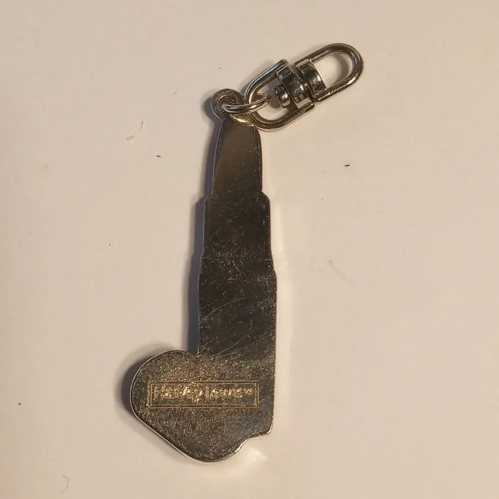 Vintage Harvey Lewis Lipstick Key Chain End